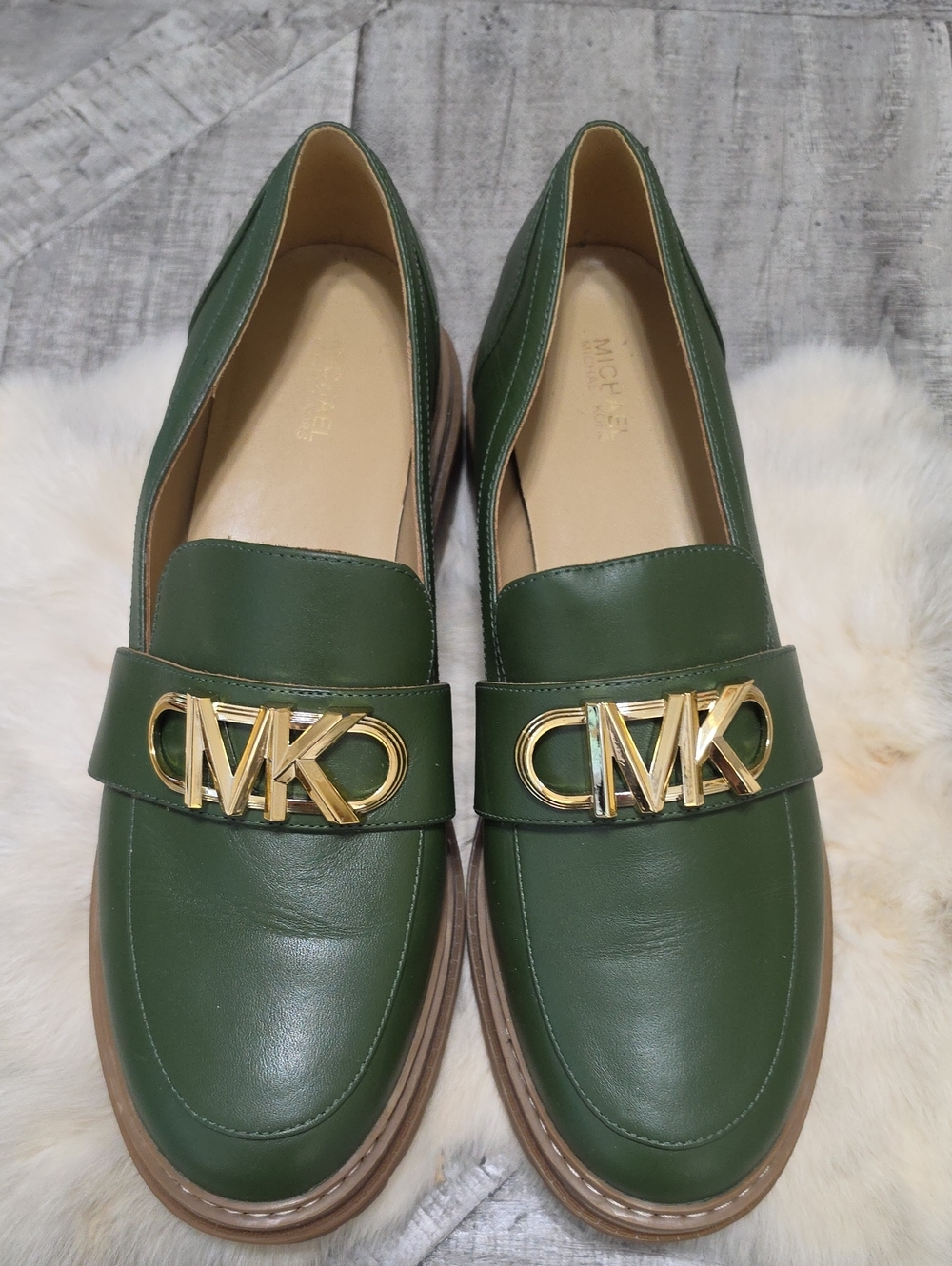 Michael Kors Leather Parker Lug Loafers
